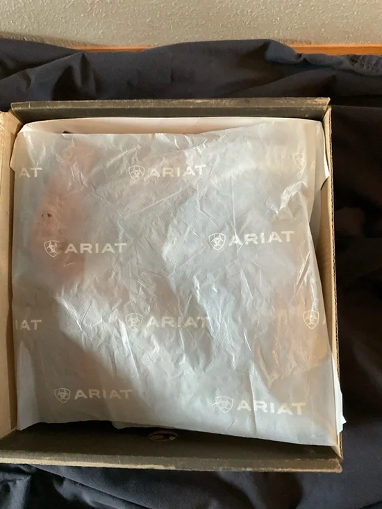 Ariat Dixon Western Ankle Boots in Penny Suede - Picture 6 of 7